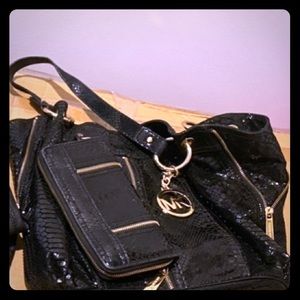 Authentic Michael kors bag and matching wallet